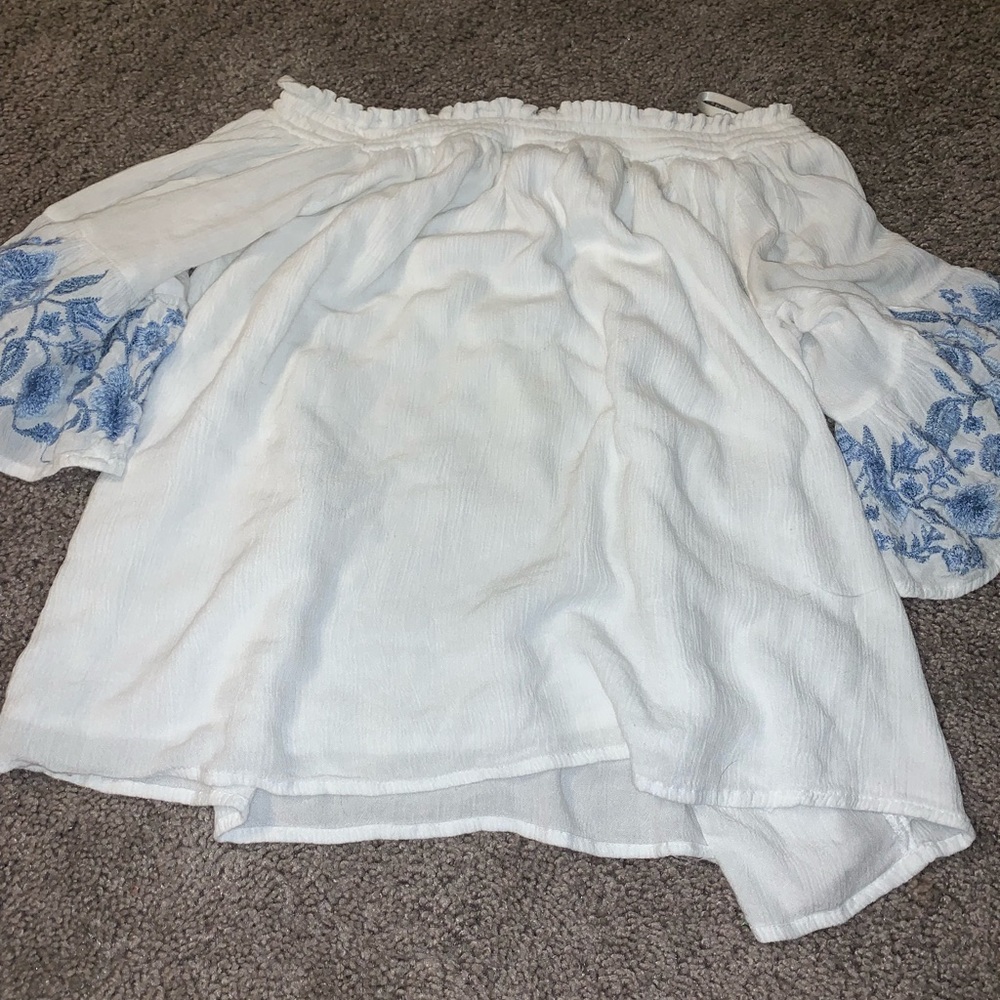 Off the shoulder shirt